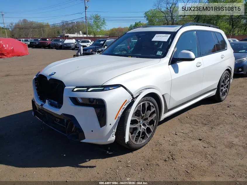 2024 BMW X7 xDrive40I VIN: 5UX23EM01R9S10816 Lot: 44911094