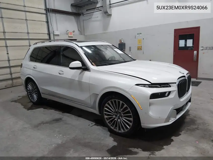 2024 BMW X7 xDrive40I VIN: 5UX23EM0XR9S24066 Lot: 45095626