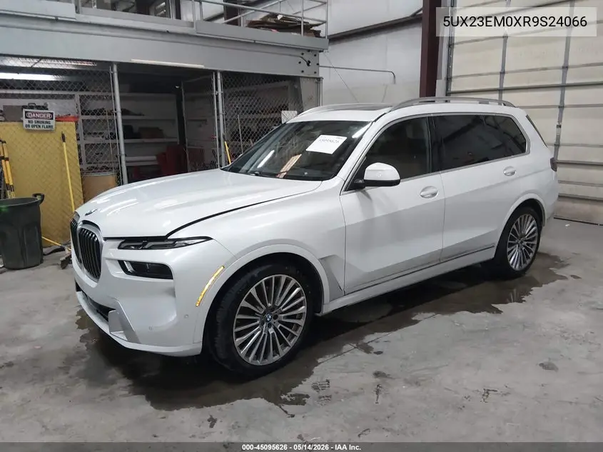 2024 BMW X7 xDrive40I VIN: 5UX23EM0XR9S24066 Lot: 45095626