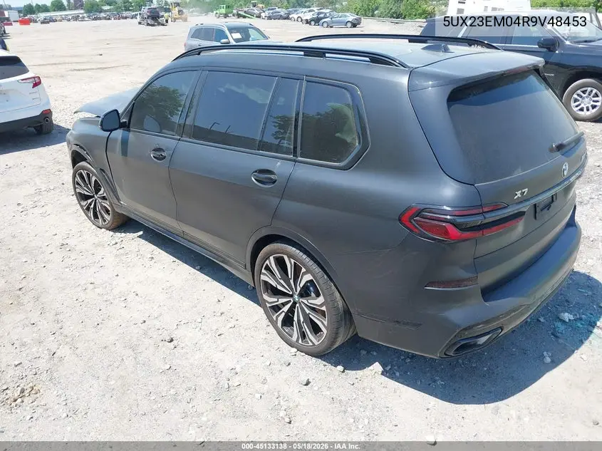 2024 BMW X7 xDrive40I VIN: 5UX23EM04R9V48453 Lot: 45133138