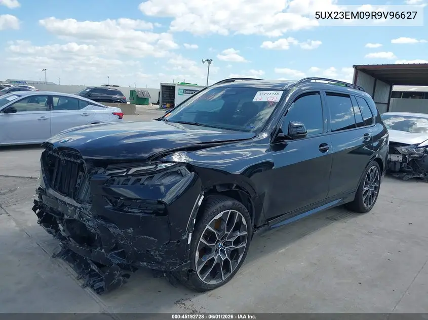 2024 BMW X7 xDrive40I VIN: 5UX23EM09R9V96627 Lot: 45192728