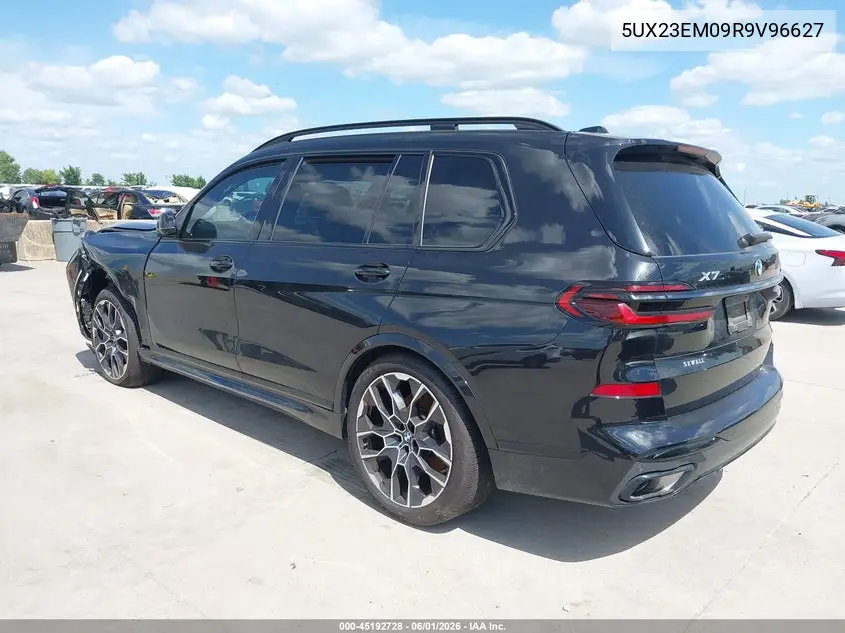 2024 BMW X7 xDrive40I VIN: 5UX23EM09R9V96627 Lot: 45192728