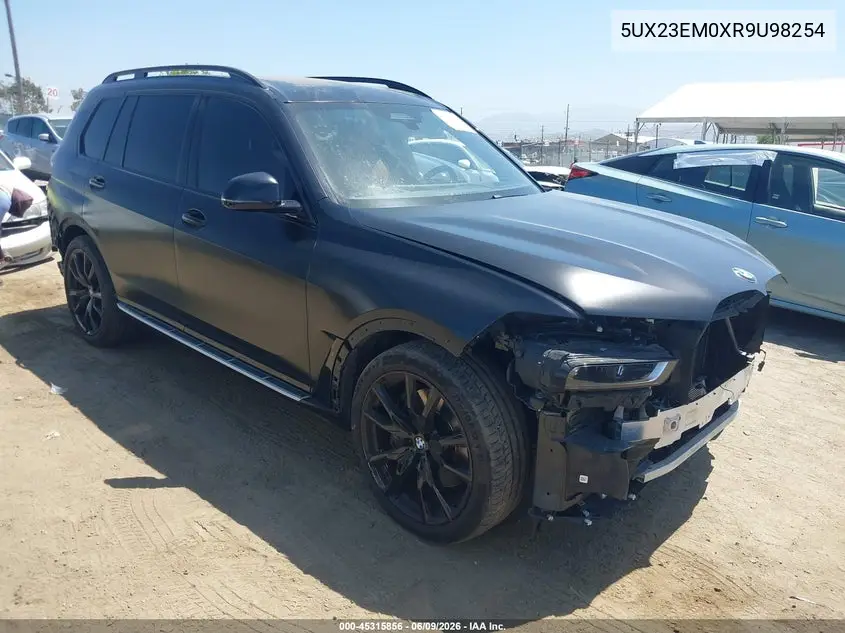 2024 BMW X7 xDrive40I VIN: 5UX23EM0XR9U98254 Lot: 45315856