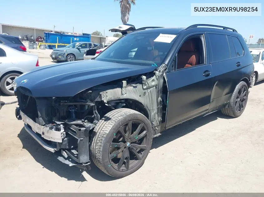 2024 BMW X7 xDrive40I VIN: 5UX23EM0XR9U98254 Lot: 45315856