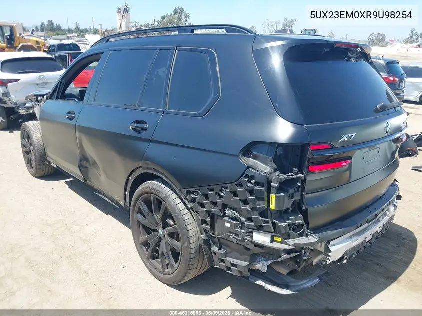 2024 BMW X7 xDrive40I VIN: 5UX23EM0XR9U98254 Lot: 45315856