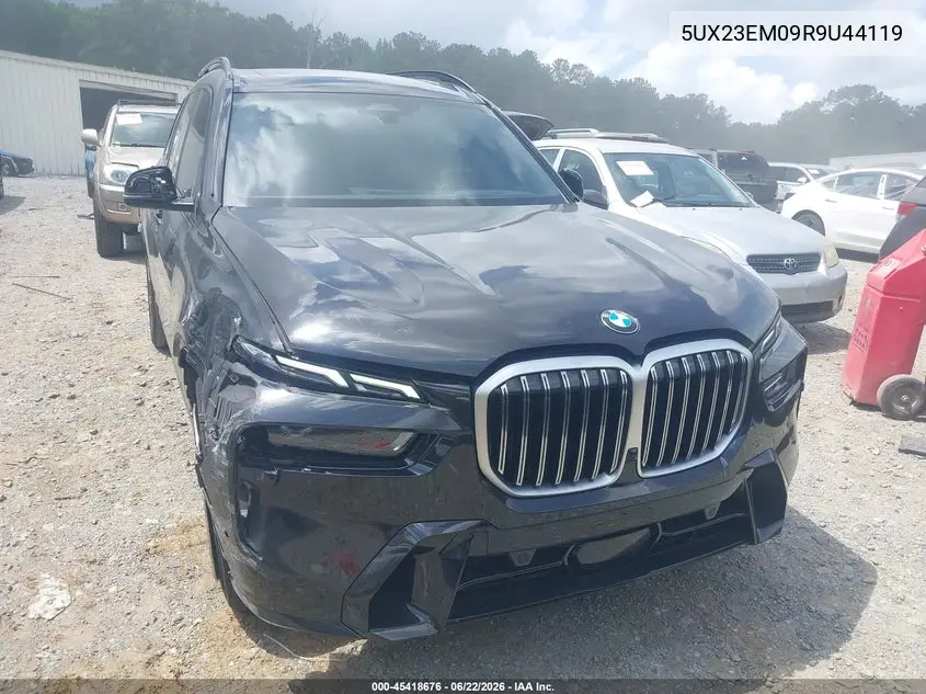 2024 BMW X7 xDrive40I VIN: 5UX23EM09R9U44119 Lot: 45418676