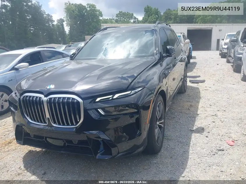 2024 BMW X7 xDrive40I VIN: 5UX23EM09R9U44119 Lot: 45418676