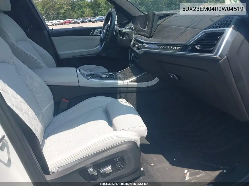 2024 BMW X7 xDrive40I VIN: 5UX23EM04R9W04519 Lot: 45465617
