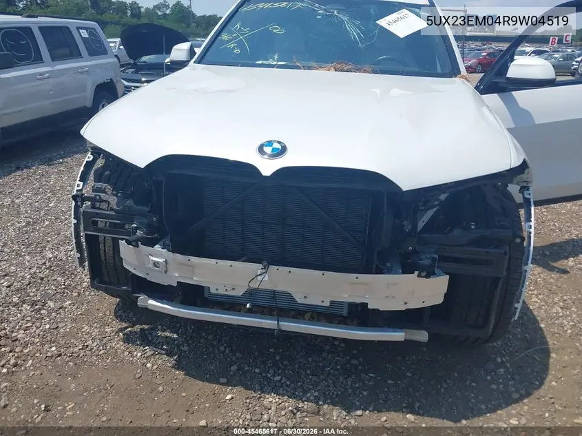 2024 BMW X7 xDrive40I VIN: 5UX23EM04R9W04519 Lot: 45465617