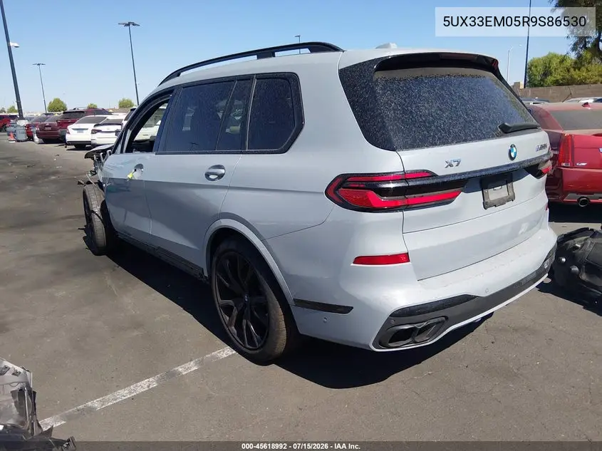 2024 BMW X7 M60I VIN: 5UX33EM05R9S86530 Lot: 45618992