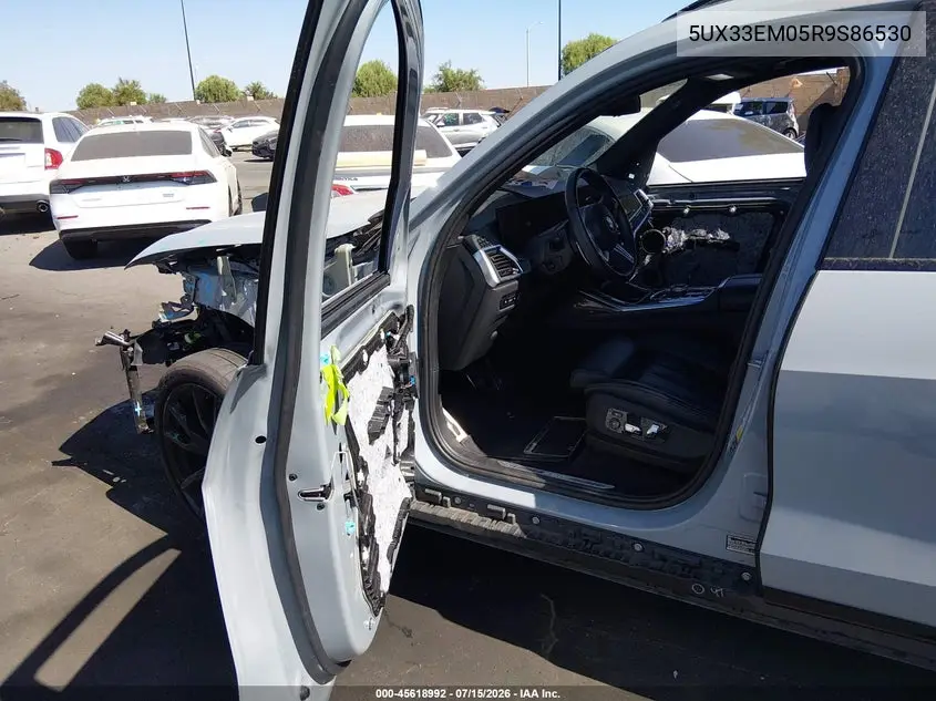 2024 BMW X7 M60I VIN: 5UX33EM05R9S86530 Lot: 45618992