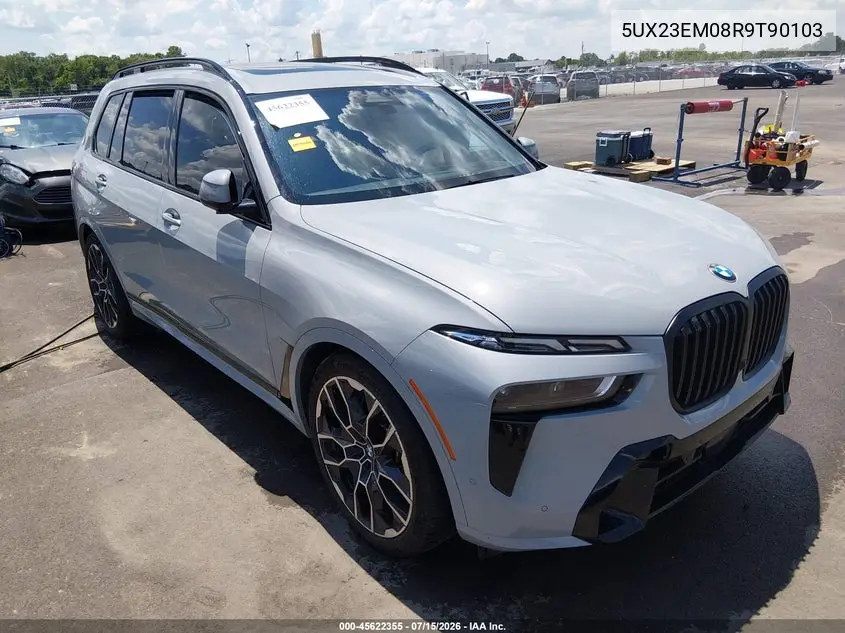 2024 BMW X7 xDrive40I VIN: 5UX23EM08R9T90103 Lot: 45622355