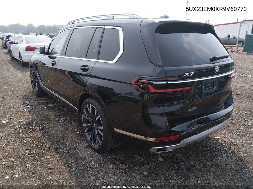 2024 BMW X7 xDrive40I VIN: 5UX23EM0XR9V60770 Lot: 45628733
