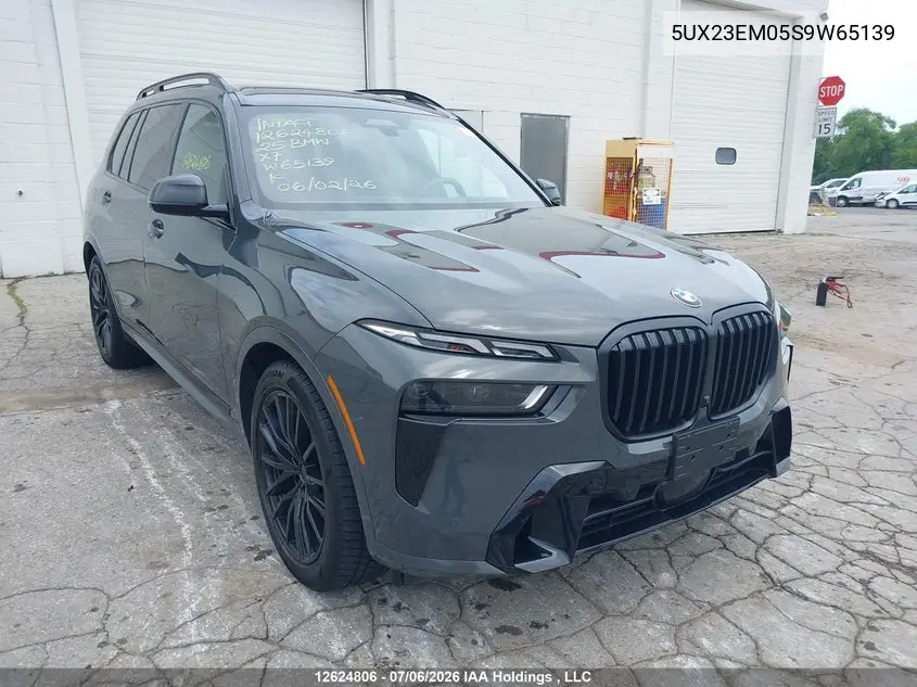 2025 BMW X7 xDrive40I VIN: 5UX23EM05S9W65139 Lot: 12624806