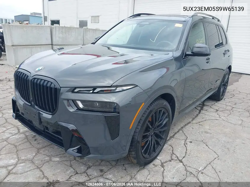 2025 BMW X7 xDrive40I VIN: 5UX23EM05S9W65139 Lot: 12624806