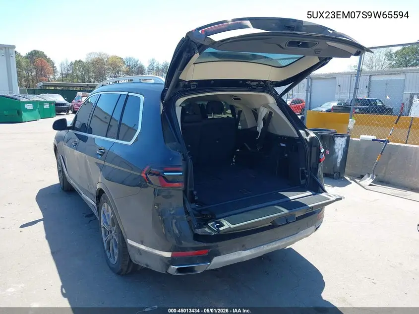 2025 BMW X7 xDrive40I VIN: 5UX23EM07S9W65594 Lot: 45013434