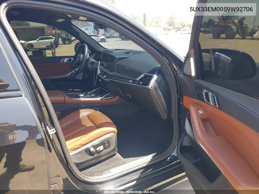 2025 BMW X7 M60I VIN: 5UX33EM00S9W92706 Lot: 45079564