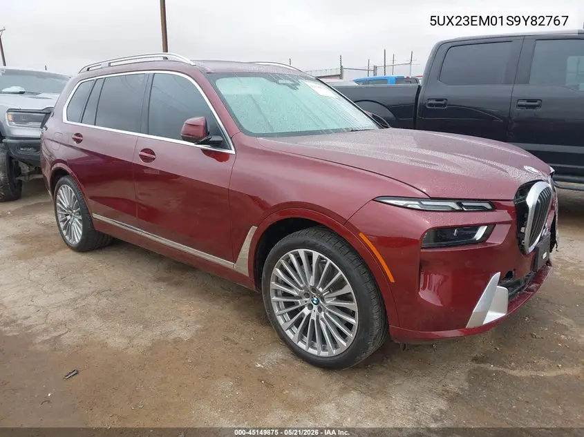 2025 BMW X7 xDrive40I VIN: 5UX23EM01S9Y82767 Lot: 45149875