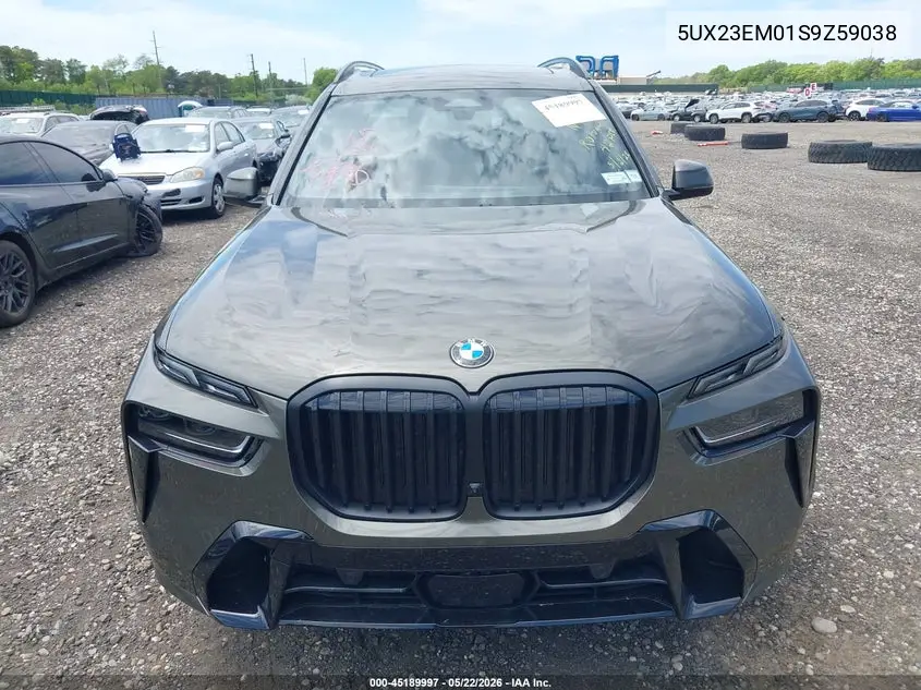 2025 BMW X7 xDrive40I VIN: 5UX23EM01S9Z59038 Lot: 45189997