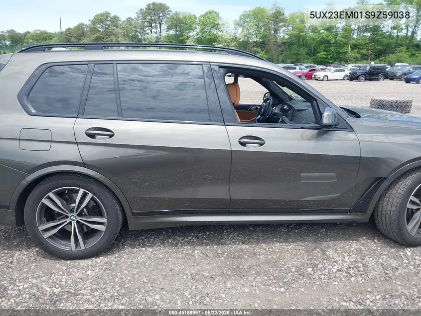 2025 BMW X7 xDrive40I VIN: 5UX23EM01S9Z59038 Lot: 45189997