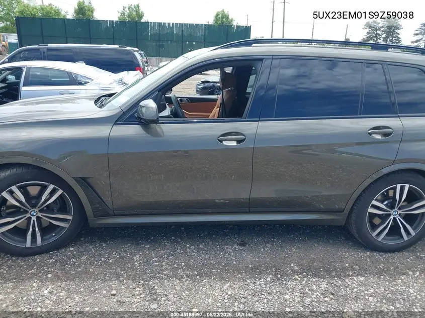 2025 BMW X7 xDrive40I VIN: 5UX23EM01S9Z59038 Lot: 45189997