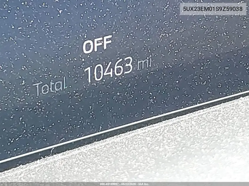 2025 BMW X7 xDrive40I VIN: 5UX23EM01S9Z59038 Lot: 45189997