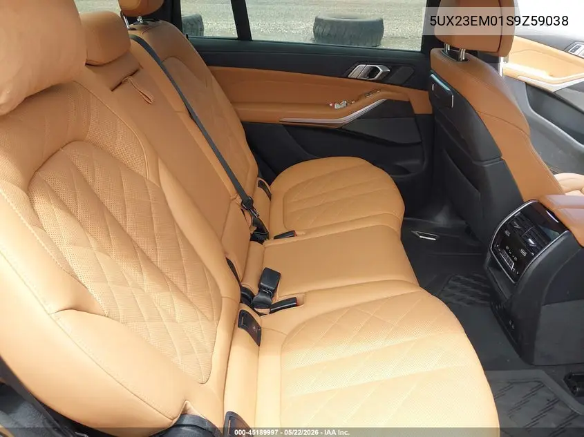 2025 BMW X7 xDrive40I VIN: 5UX23EM01S9Z59038 Lot: 45189997