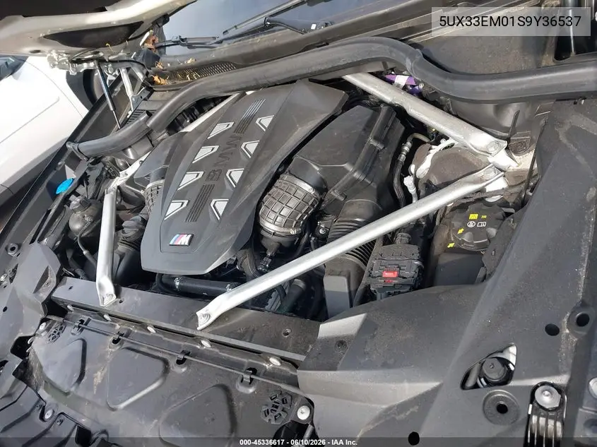 2025 BMW X7 M60I VIN: 5UX33EM01S9Y36537 Lot: 45336617