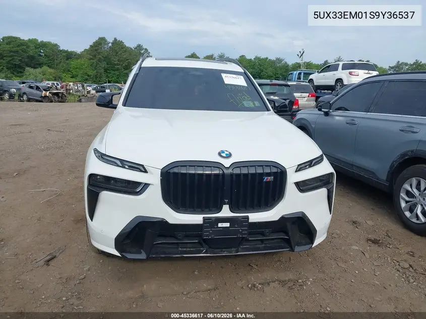 2025 BMW X7 M60I VIN: 5UX33EM01S9Y36537 Lot: 45336617