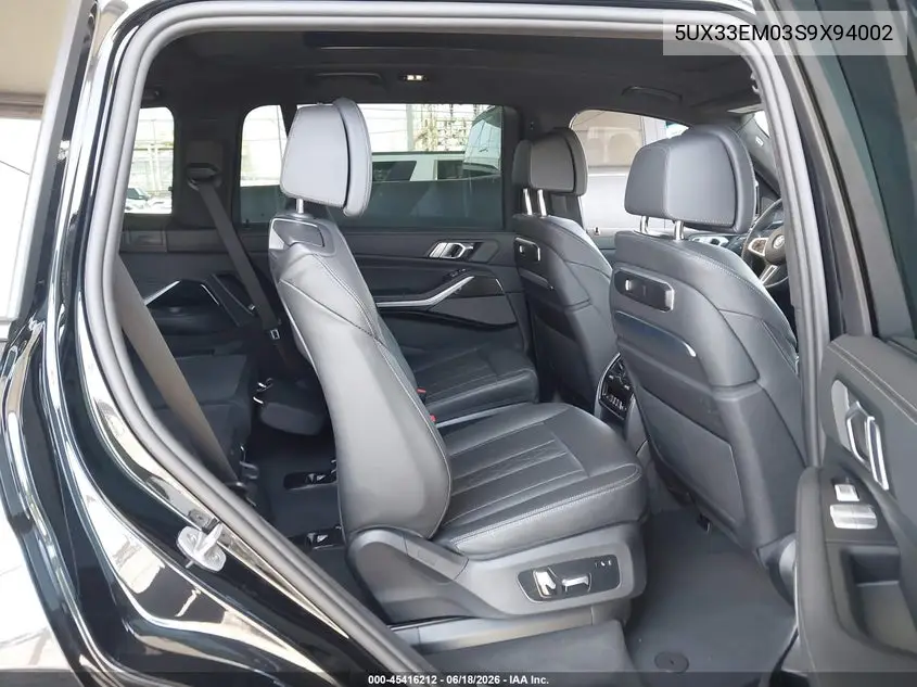 2025 BMW X7 M60I VIN: 5UX33EM03S9X94002 Lot: 45416212