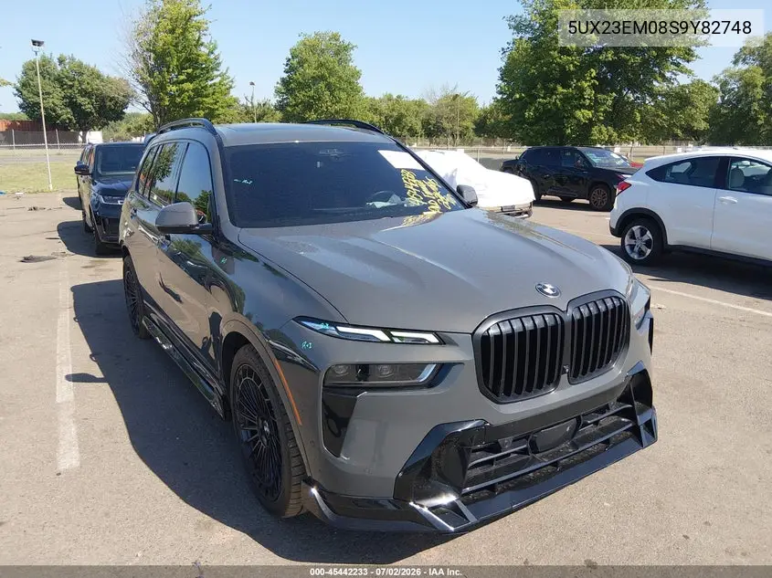 2025 BMW X7 xDrive40I VIN: 5UX23EM08S9Y82748 Lot: 45442233