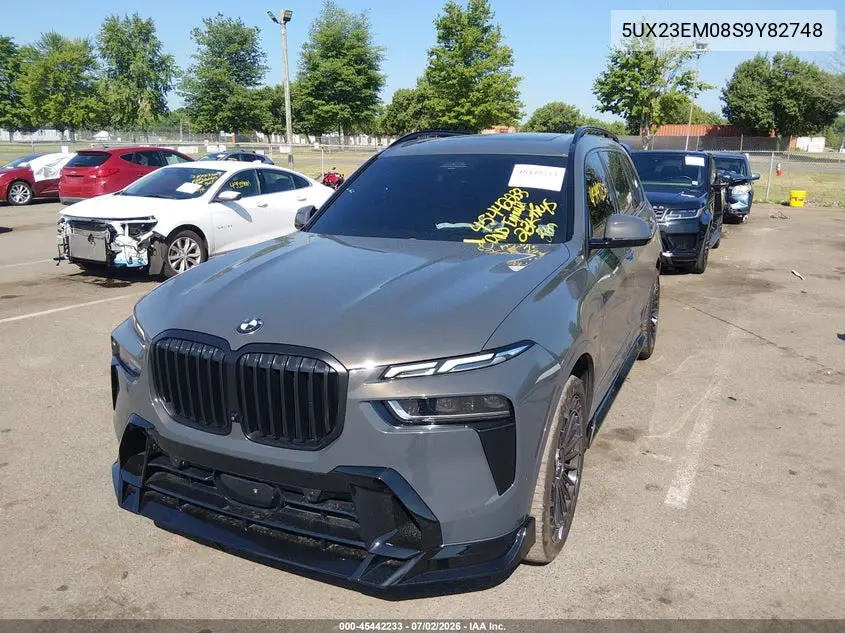 2025 BMW X7 xDrive40I VIN: 5UX23EM08S9Y82748 Lot: 45442233