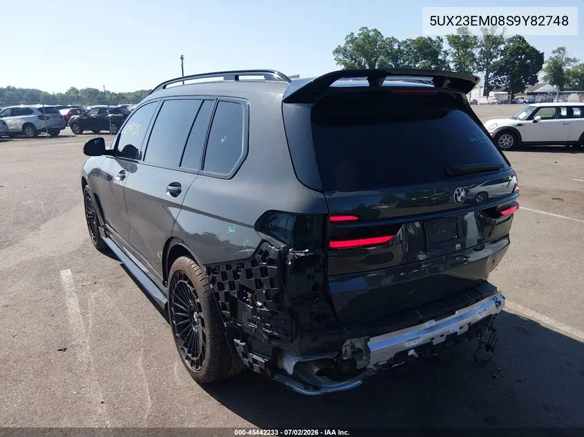 2025 BMW X7 xDrive40I VIN: 5UX23EM08S9Y82748 Lot: 45442233