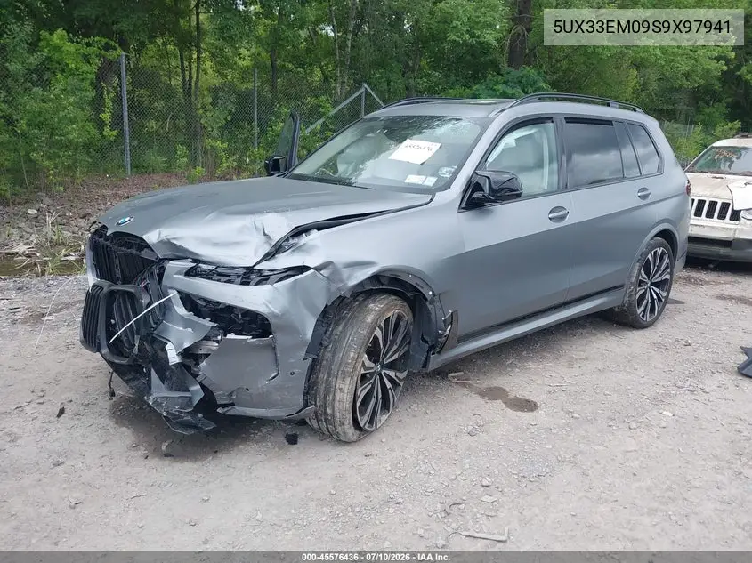 2025 BMW X7 M60I VIN: 5UX33EM09S9X97941 Lot: 45576436