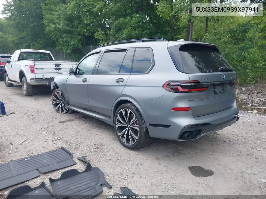 2025 BMW X7 M60I VIN: 5UX33EM09S9X97941 Lot: 45576436