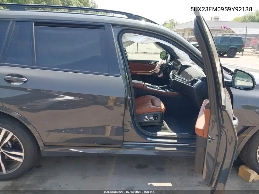 2025 BMW X7 xDrive40I VIN: 5UX23EM09S9Y92138 Lot: 45580228