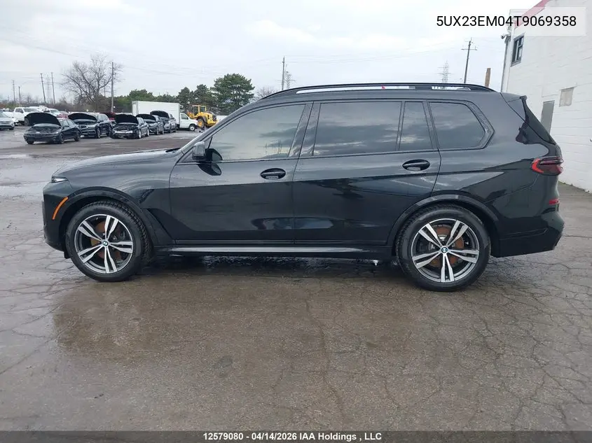 2026 BMW X7 xDrive40I VIN: 5UX23EM04T9069358 Lot: 12579080
