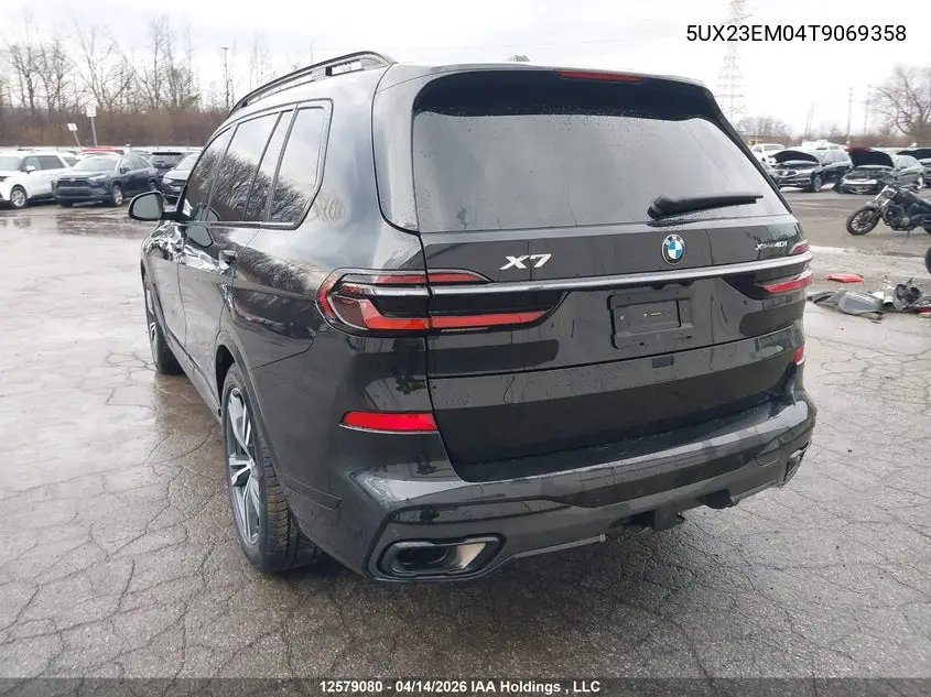 2026 BMW X7 xDrive40I VIN: 5UX23EM04T9069358 Lot: 12579080