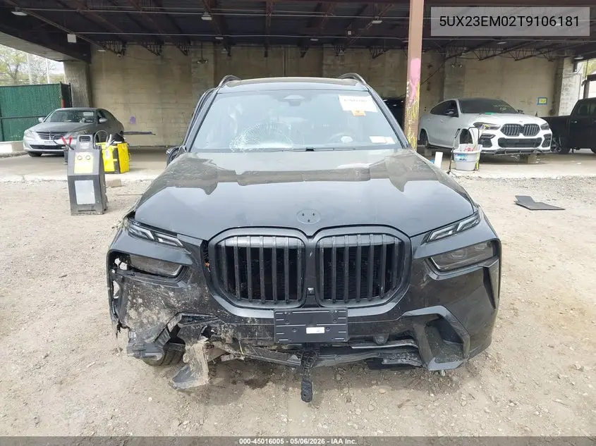 2026 BMW X7 xDrive40I VIN: 5UX23EM02T9106181 Lot: 45016005
