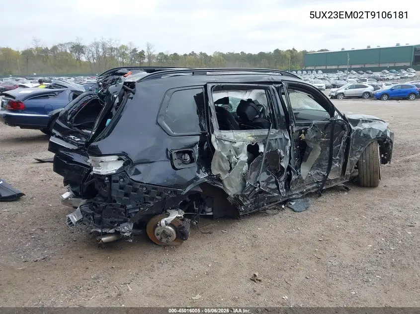 2026 BMW X7 xDrive40I VIN: 5UX23EM02T9106181 Lot: 45016005