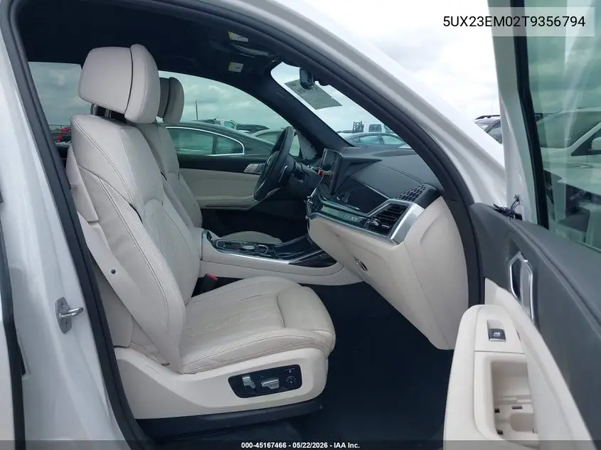 2026 BMW X7 xDrive40I VIN: 5UX23EM02T9356794 Lot: 45167466