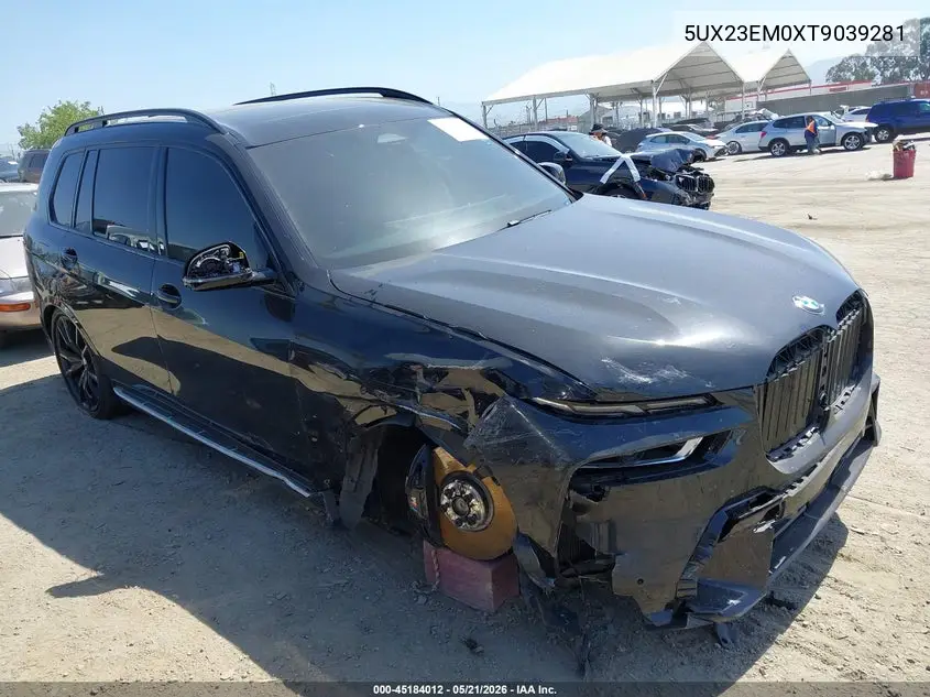 2026 BMW X7 xDrive40I VIN: 5UX23EM0XT9039281 Lot: 45184012