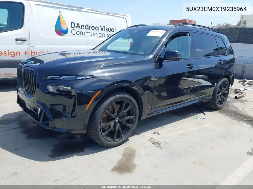 2026 BMW X7 xDrive40I VIN: 5UX23EM0XT9235964 Lot: 45193975