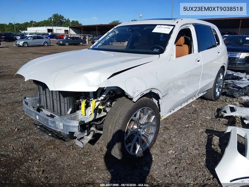 2026 BMW X7 xDrive40I VIN: 5UX23EM0XT9038518 Lot: 45373998