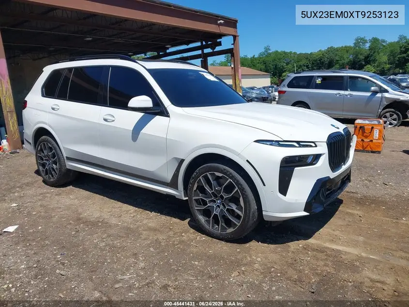 2026 BMW X7 xDrive40I VIN: 5UX23EM0XT9253123 Lot: 45441431