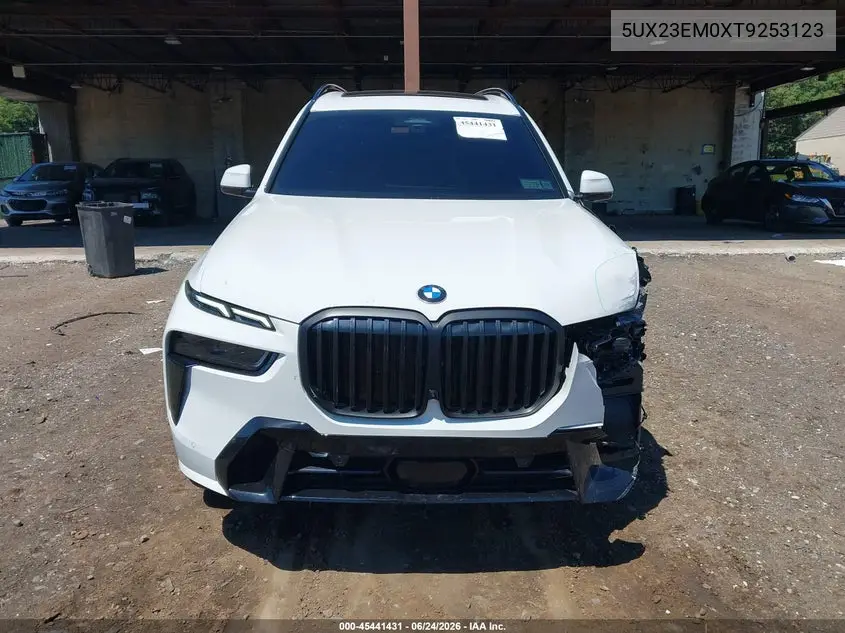 2026 BMW X7 xDrive40I VIN: 5UX23EM0XT9253123 Lot: 45441431