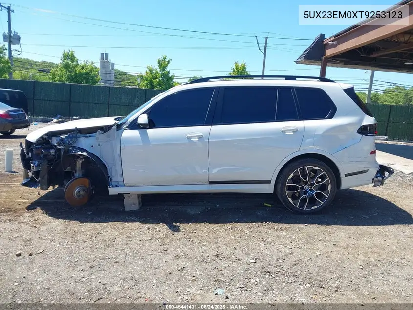 2026 BMW X7 xDrive40I VIN: 5UX23EM0XT9253123 Lot: 45441431