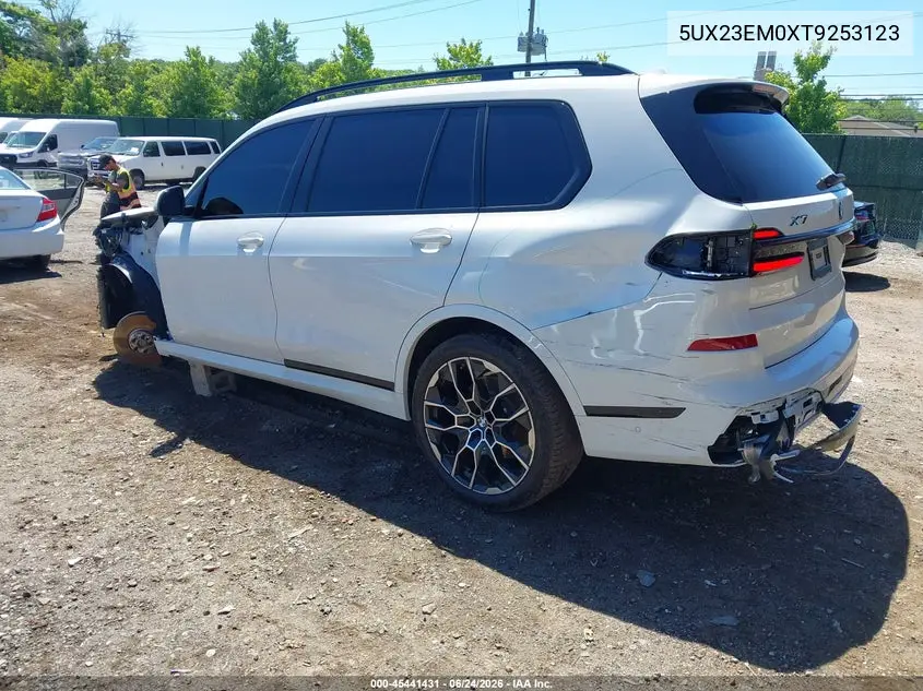 2026 BMW X7 xDrive40I VIN: 5UX23EM0XT9253123 Lot: 45441431