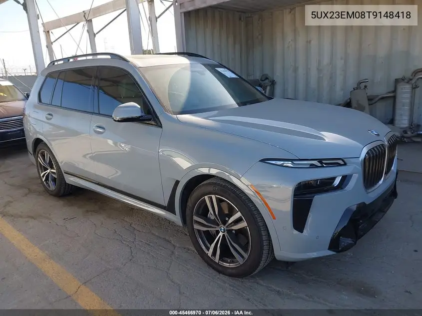 2026 BMW X7 xDrive40I VIN: 5UX23EM08T9148418 Lot: 45466970