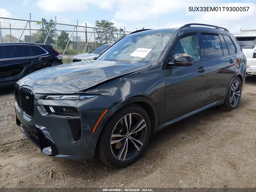 2026 BMW X7 M60I VIN: 5UX33EM01T9300057 Lot: 45496091